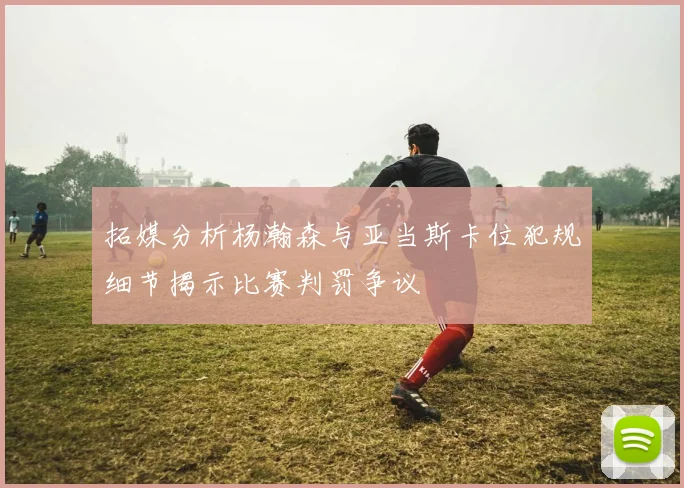 拓媒分析杨瀚森与亚当斯卡位犯规细节揭示比赛判罚争议